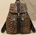 Sportlich elegante Rucksack mit Leopardenmuster